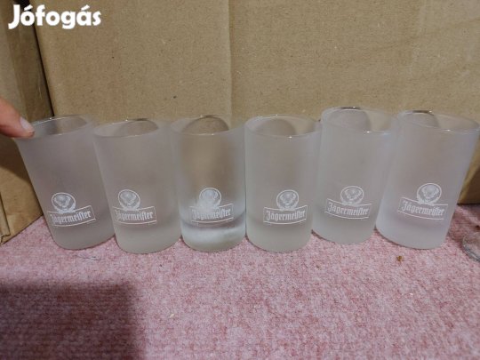 Jagermaister poharak 6 db