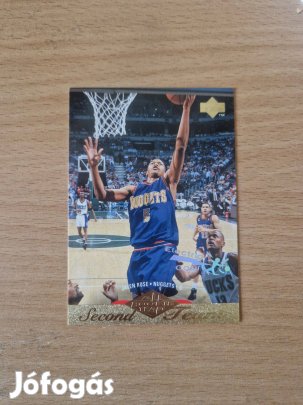 Jalen Rose Upper Deck 1995-96 Rookie Gold Electric Court #163 kártya