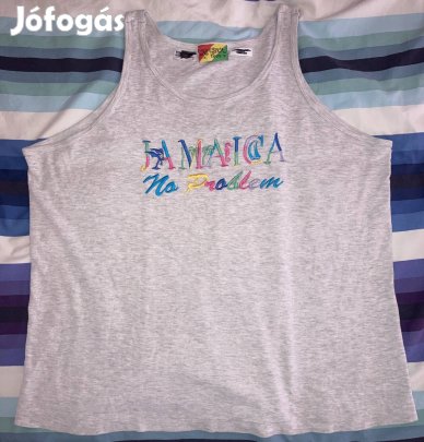 Jamaica (No Problem) XL - Rasta Tees pamut atléta trikó