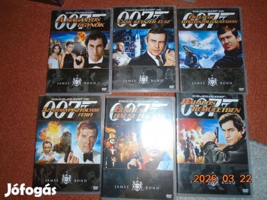 James Bond 12 db. DVD egyben