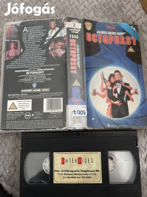 James Bond Octopussy vhs kistok inter akció