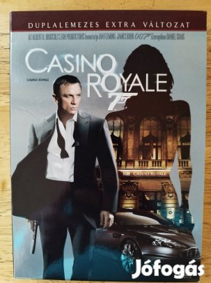 James Bond - Casino Royale duplalemezes újszerű dvd Daniel Craig 