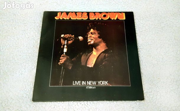 James Brown, "LIve In New York", Lp, bakelit lemezek