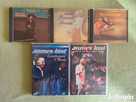 James Last CD-k és zenei DVD-k
