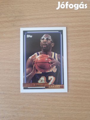 James Worthy Topps 1992-93 #255 kosaras kártya