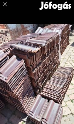 Jamina holland mázas barna cserép 2500db eladó 