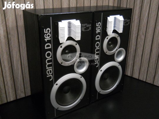 Jamo D 160 ,165W,4-8ohm,3 utas hangfal pár 20cm-s mélyekkel