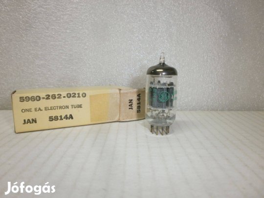 Jan 5814A ( E82CC, 12AU7WA) -G. Electric -Usa - NOS