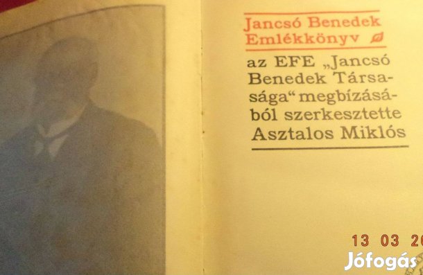 Jancsó Benedek Emlékkönyv