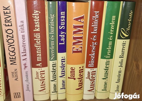 Jane Austen könyvek 9db