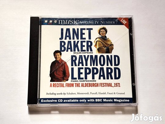 Janet Baker, Raymond Leppard - A Recital From The Aldeburgh Festival,