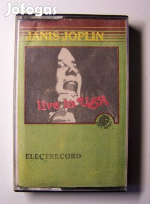 Janis Joplin: Live in USA - Electrecord - különleges kiadású kazetta