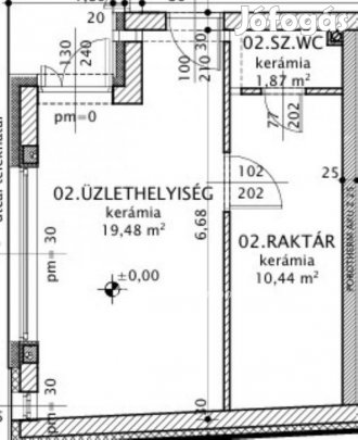 Jánossomorjai 31 nm-es lakás eladó