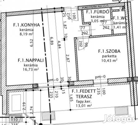 Jánossomorjai eladó 46 nm-es lakás