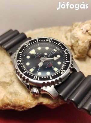 Japán Citizen Buvár 200m Acéltokos szép Automata karóra