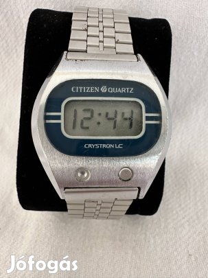 Japán Citizen eredeti ritkaság kvarc férfi óra 35 mm 1976. acél