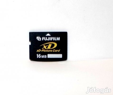Japán Fujifilm XD 16 MB memóriakártya. Tesztelt !