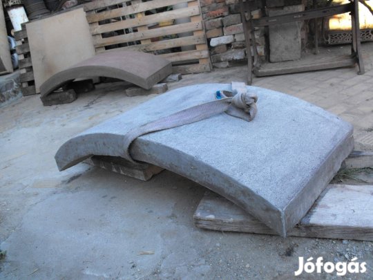 Japán Híd kertépítő elem kerti minimál kő híd 120x55cm