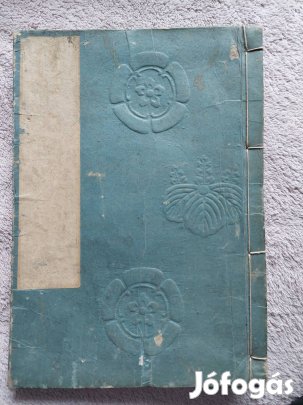 Japán fametszetes könyv Szamuráj harcok Most olcsóbb!