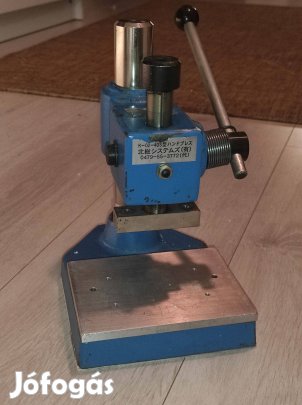 Japán karos prés - patentnyomó