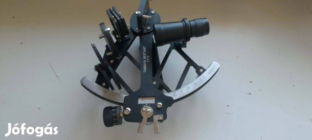 Japán tengerészeti, tengeri, hajós szextáns. Használatra is