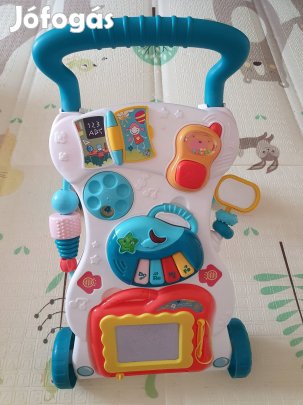 Járássegítő levehető játékokkal