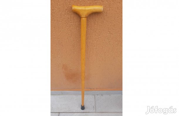 Járást segítő, csúszásgátlós cseresznyefa sétabot