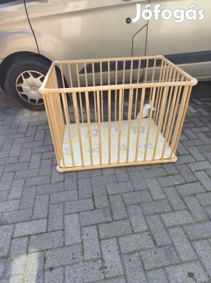 Járóka keményfából 70x100x70cm