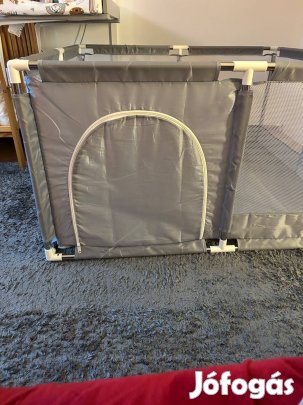 Járóka lecipzárózható oldallal és sarokvédővel 120x120cm