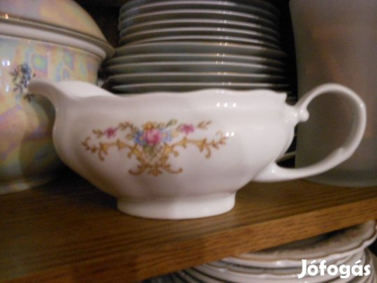 Jarolina lengyel régi porcelán szószos kiöntő akár pótlásra is