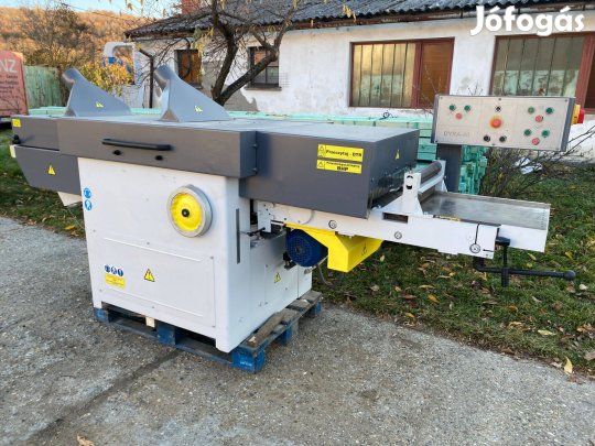 Jaroma kétoldali vastagoló gyalugép + sorozatvágó