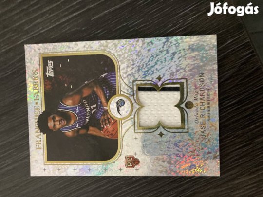Jase Richardson 2025-26 Franchise Fabrics #FF--JR