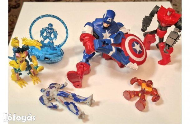 Játék akció figurák, 6 db