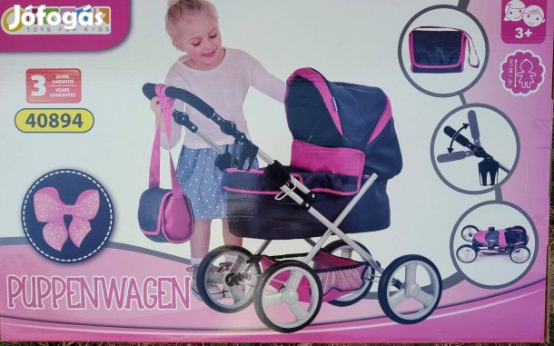 Játék babakocsi Szett Hauck játék pelenkázó táskával, komplett Új