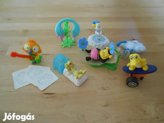 Játék figura csomag: Kinder Surprise Maxi és Mcdonalds Happy Meal