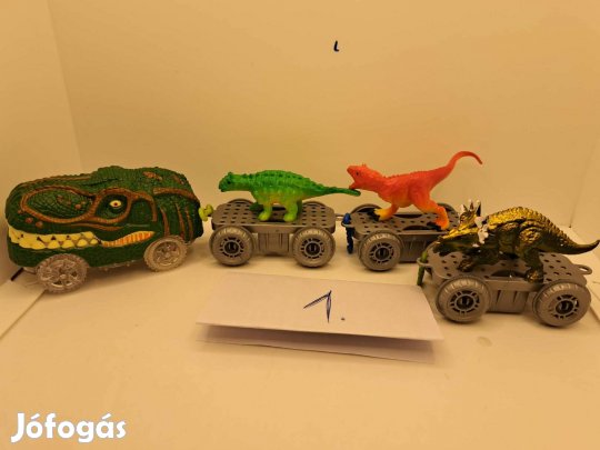 Játék járgány/Dinoszaurusz formákkal