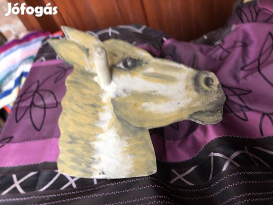 Játék ló fej fából ,fogantyúval,hobby horse alap 2500 Ft 