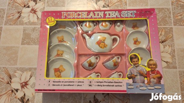 Játék porcelán tea szett