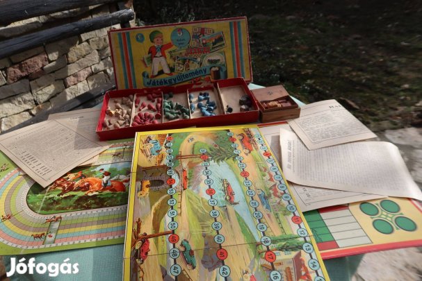 Játék régi gyűjtemény 6 játékhoz eredeti leirással