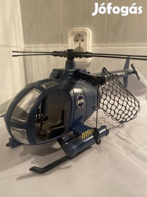 Játék rendőr helikopter, élethű kinézet