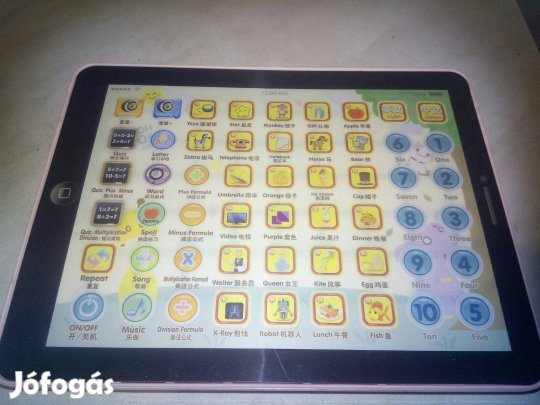 Jatek tablet kisebb gyerekeknek csipogos