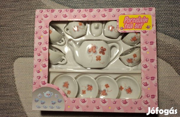 Játék teáskészlet porcelán