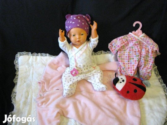 Játékbaba 45 cm Baby Born új fürdethető képen láthatókkal