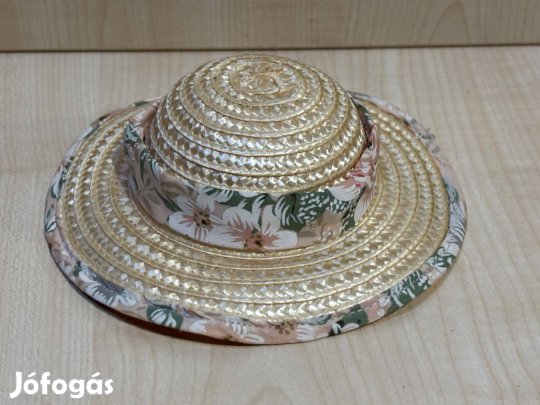 Játékbaba, porcelánbaba kalap