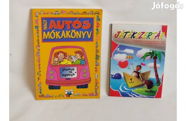 Játékszertár- Nagy Autós Mókakönyv