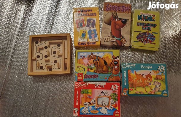 Játékszett (minipuzzlek, kártyák)
