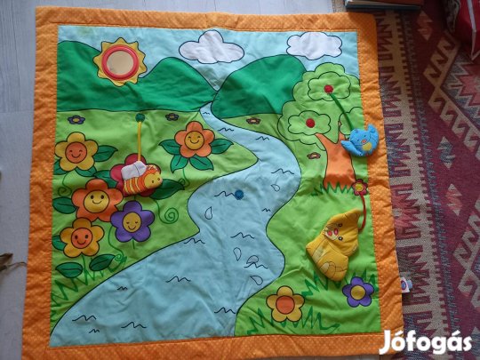 Játszószőnyeg, rét patakkal