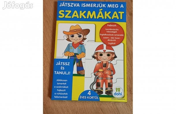 Játszva ismerjük meg a szakmákat oktató játék Új