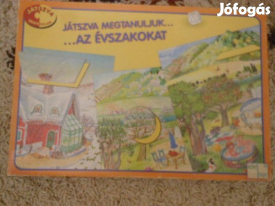 Játszva megtanuljuk az évszakokat - készségfejlesztő kirakós társas