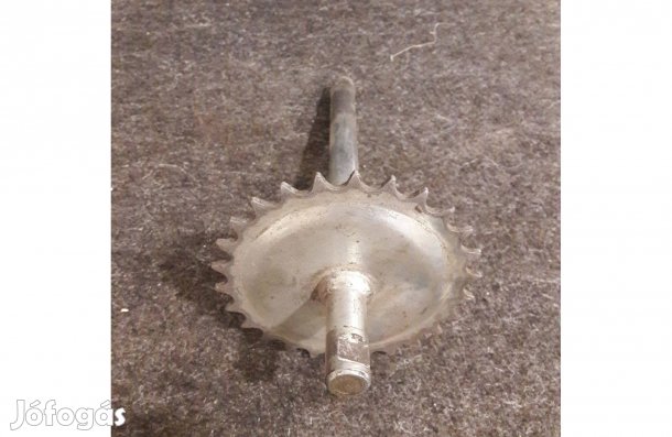 Jawa Babetta 207 gyári betekerő bicikli lánckerék tengely